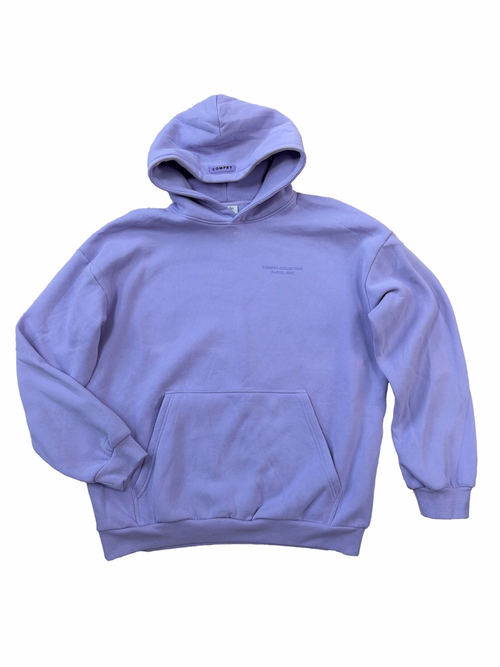 Comfrt Size 2XL Pastel Edition Lavender Hoodie Sweatshirt Heavyweight Loungewear